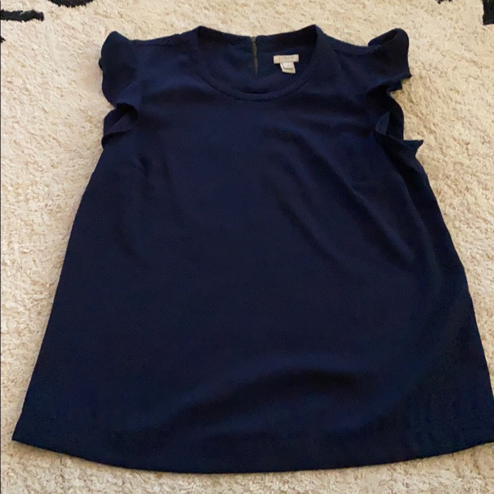 Cap Sleeve JCrew Factory Blouse